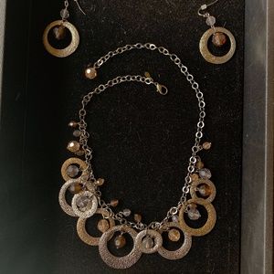 Retired Premier Designs Necklace and Earrings Set
